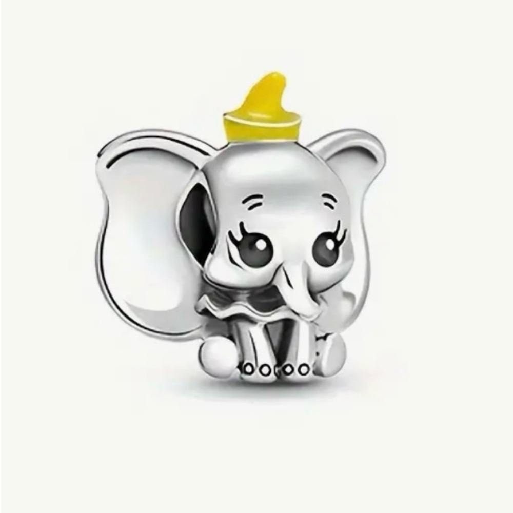Sterling Silver Charm Bead For Bracelet Disney Dumbo
